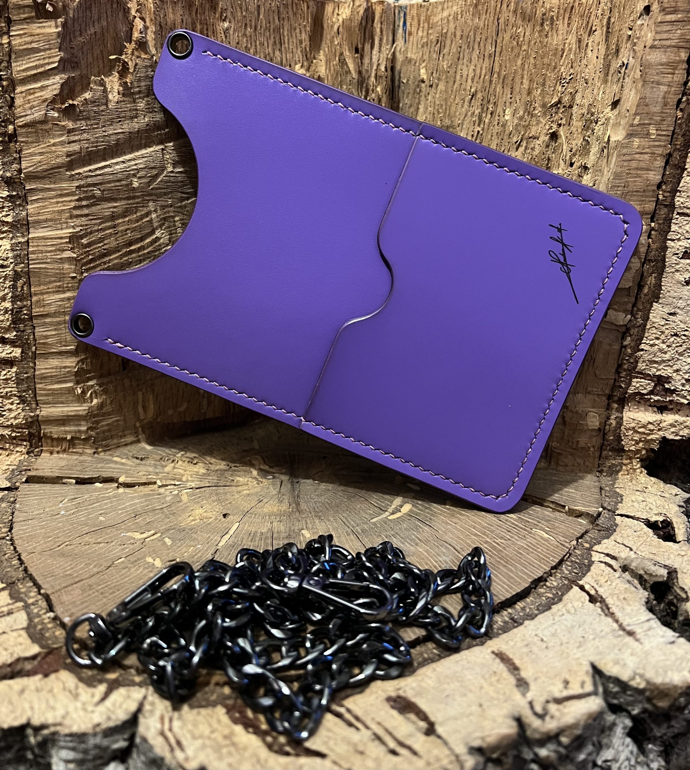 JOSEPHINE cuir violet